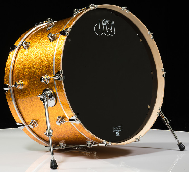 DW Performance Series 3pc Shell Pack Gold Sparkle 13/16/24 Shallow