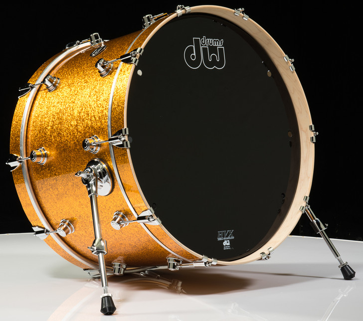 DW Performance Series 14x22 Bass Drum - Gold Sparkle