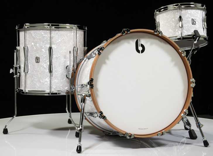 British Drum Company Lounge Series 3pc Shell Pack 12/16/22 -Windermere Pearl