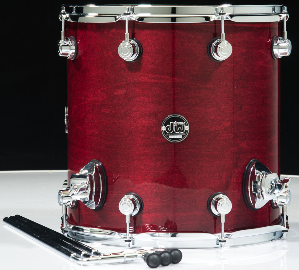 DW Performance Series 14x14 Floor Tom - Cherry Stain
