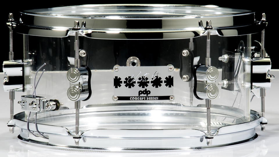 PDP Chad Smith Signature Acrylic 6x12 Snare Drum