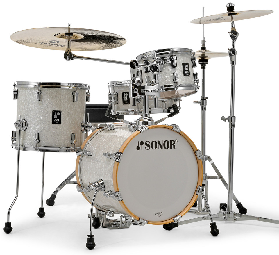 Sonor AQ2 Safari Drum Set - White Pearl