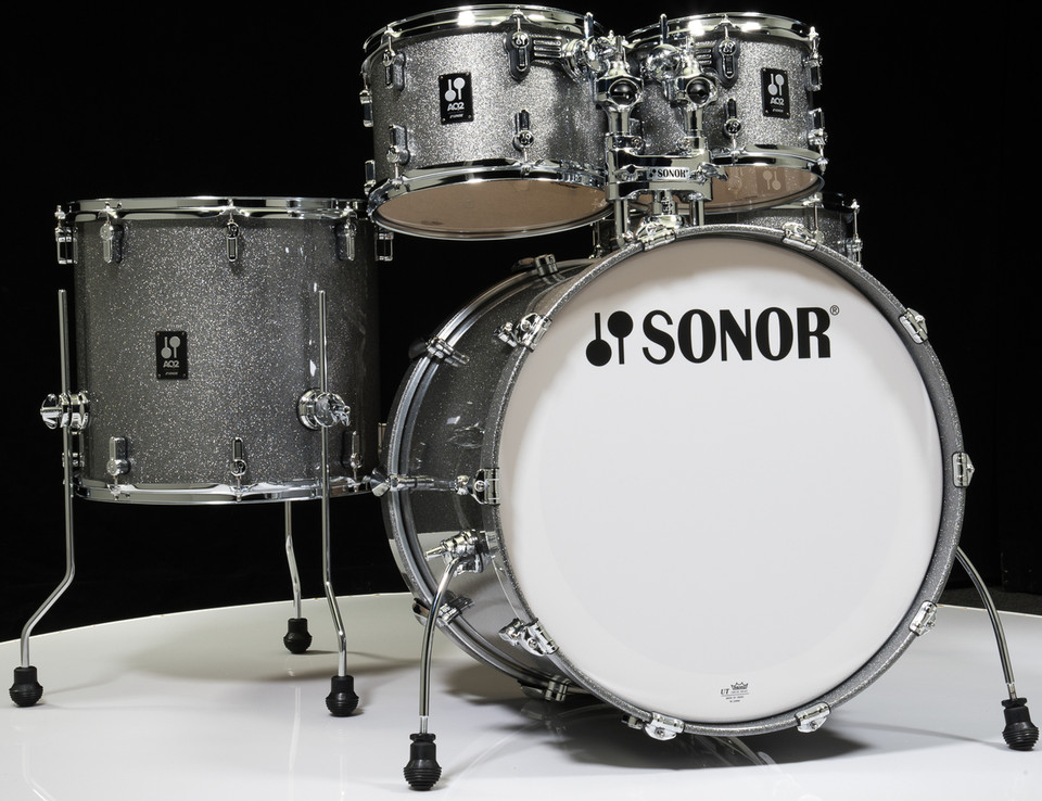 Sonor AQ2 Maple Studio Kit 5pc Shell Pack  - Titanium Quartz Lacquer