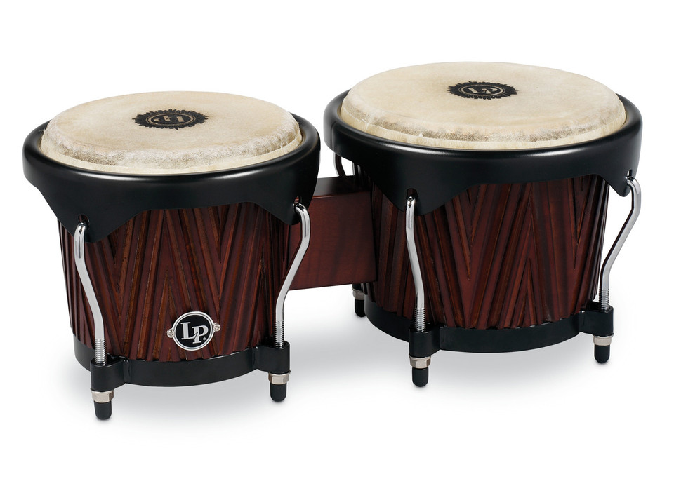 LP City Bongos - Carved Mango