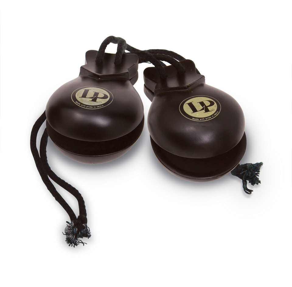 LP Double Castanets, Ebony, Handheld