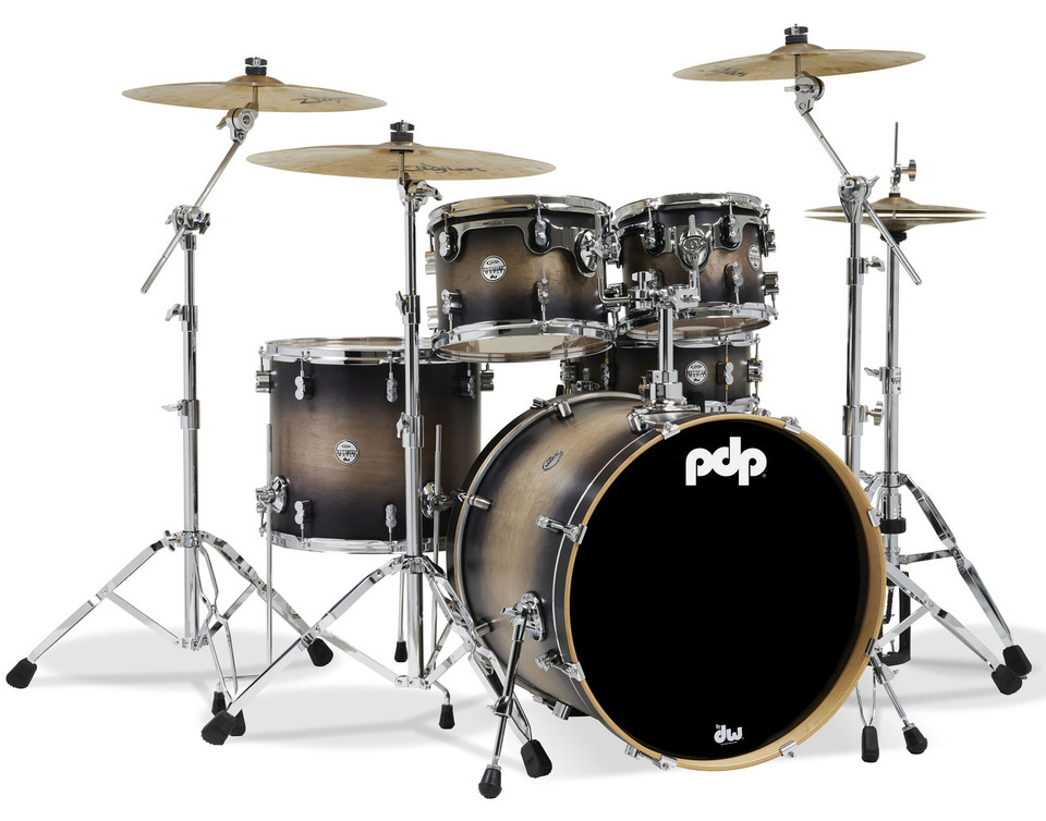 PDP Concept Maple 5pc Shell Pack - Satin Charcoal Burst
