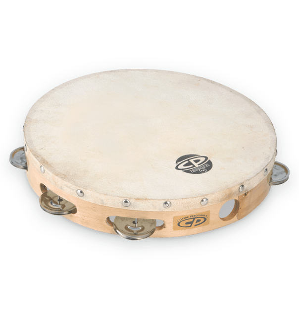 LP 10 Tambourines With/Head Single Raw CP379