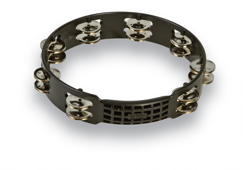 LP Aspire 10 Inch Tambourine, Black LPA190
