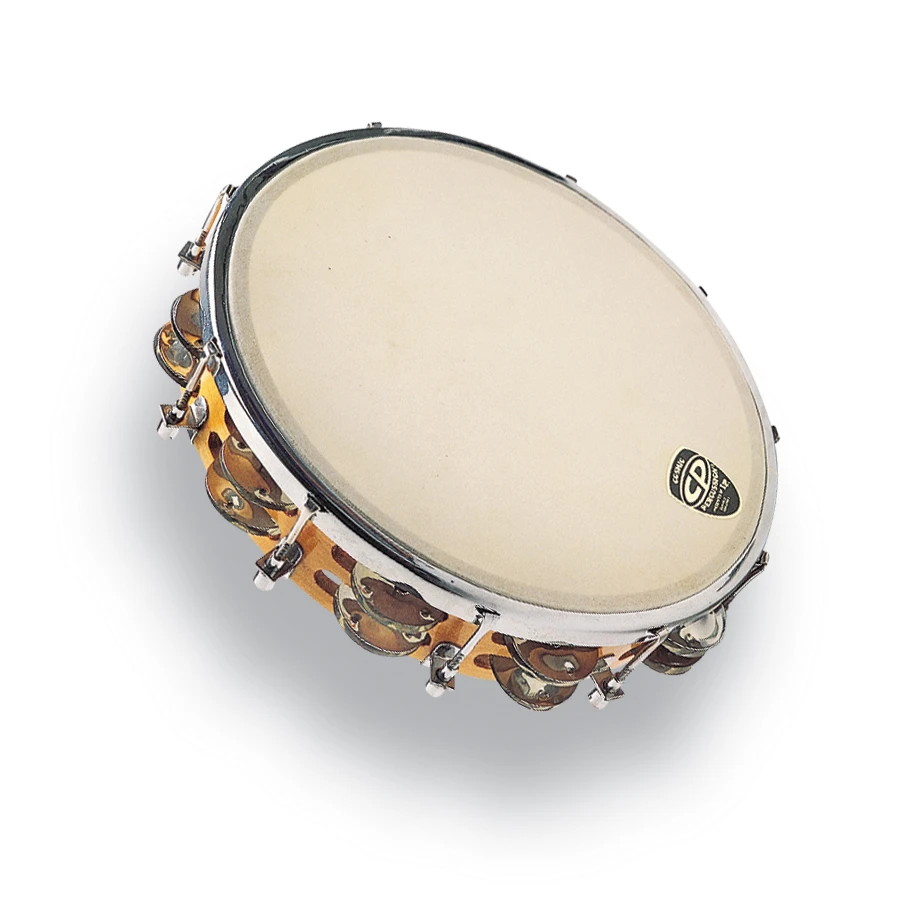 LP 10 Tambourines Tunable Wood Double
