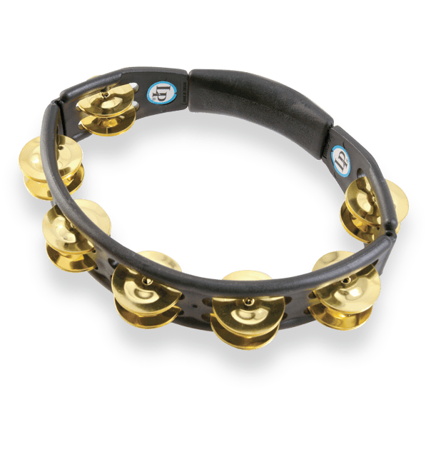LP Cyclops Handheld Tambourine Black, Brass