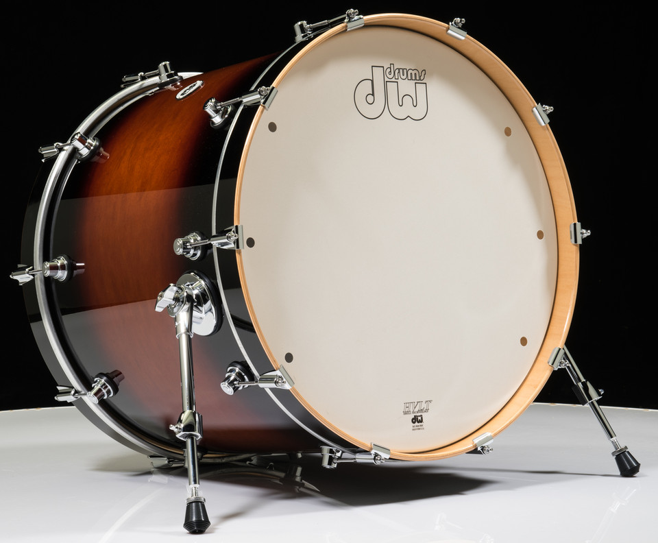 DW Design Series 18x22 Bass Drum Tobacco Burst