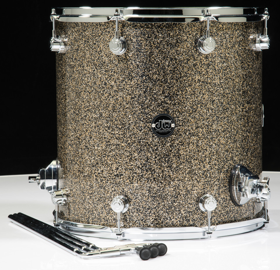 DW Performance Series 16x16 Floor Tom - Gold Nebula