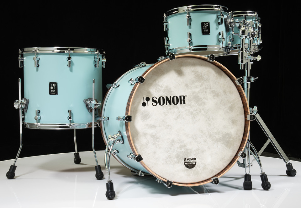 Sonor SQ1 22" 4-piece Shell Pack - Cruiser Blue 10/12/16/22