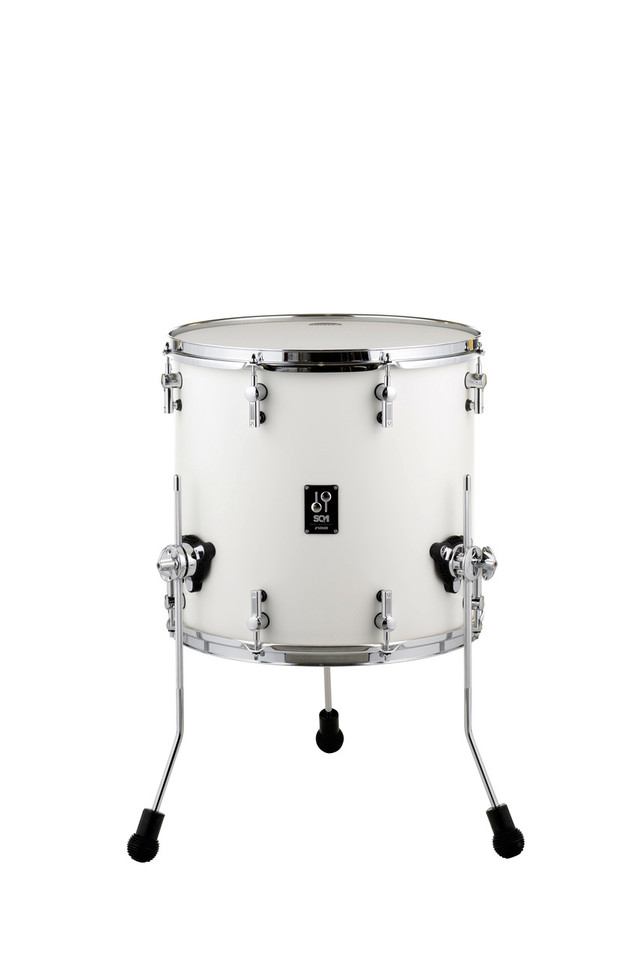 Sonor SQ1 16x15 Floor Tom - Satin Pure White (SQ1-1615-FT-SPW)