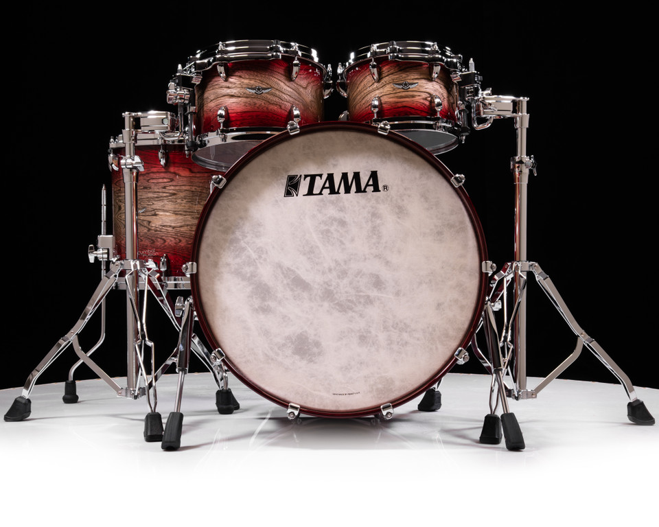 Tama Star Walnut 4pc Shell Pack  - Garnet Japanese Sen Burst