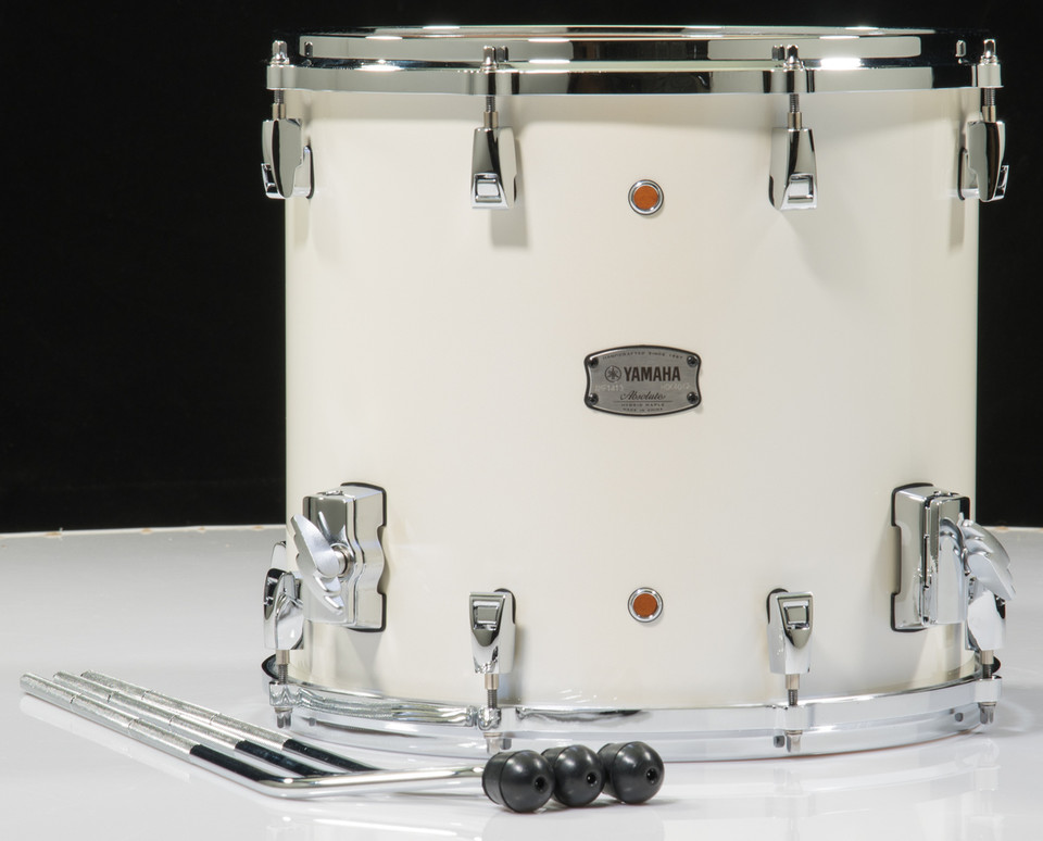 Yamaha Absolute Hybrid Maple 14x13 Floor Tom - Polar White