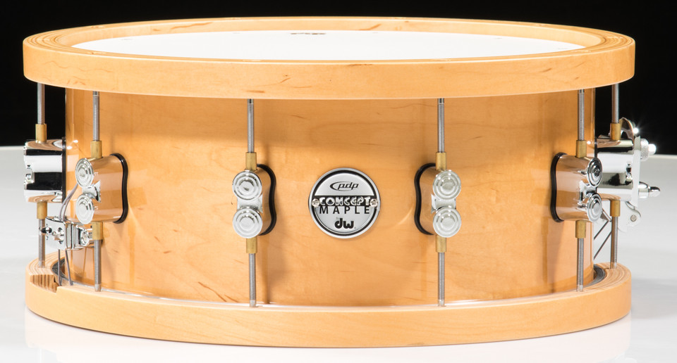 PDP Concept Maple 6.5x14 Wood Hoop Snare - Natural