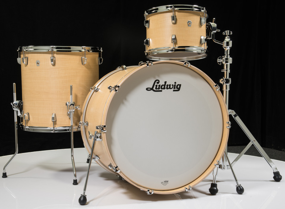 Ludwig Neusonic 3pc Shell Pack - Sugar Maple 12/16/22