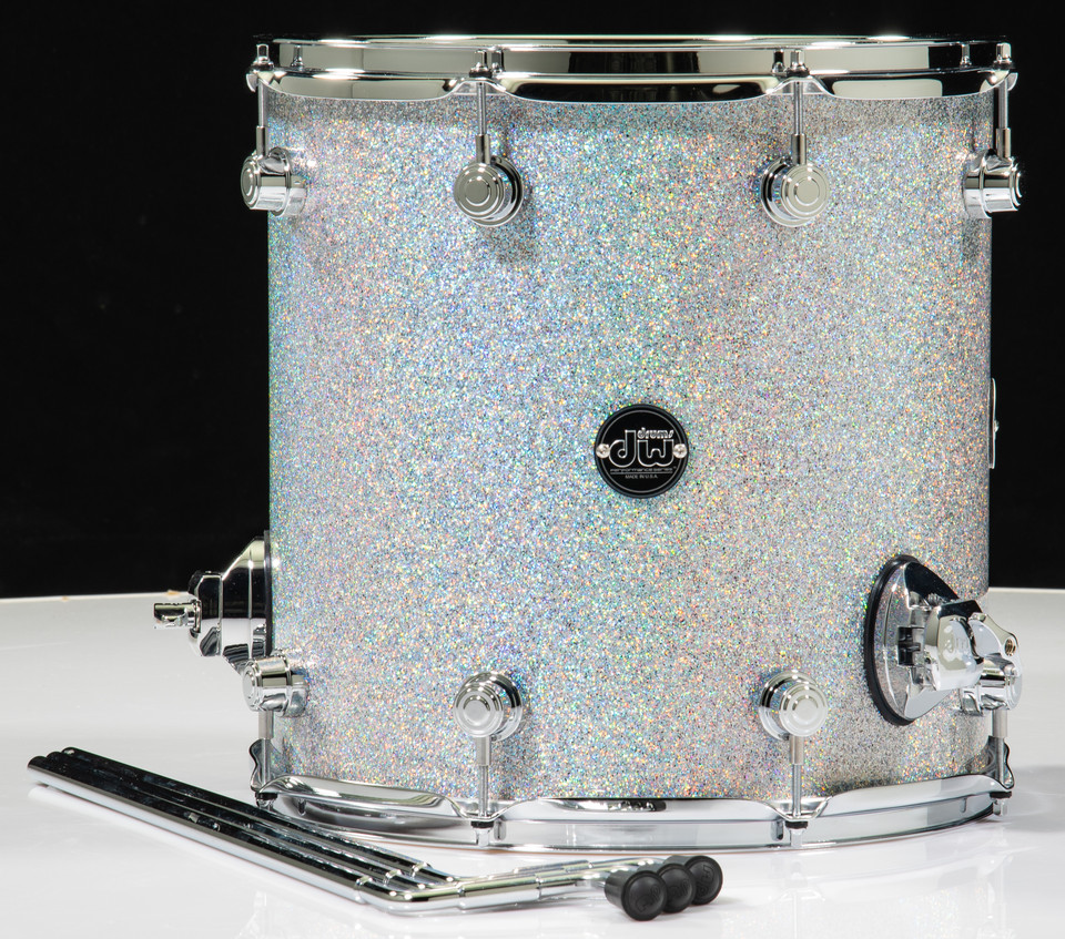 DW Performance Series 14x14 Floor Tom Diamond Nebula DRPF1414LTDS