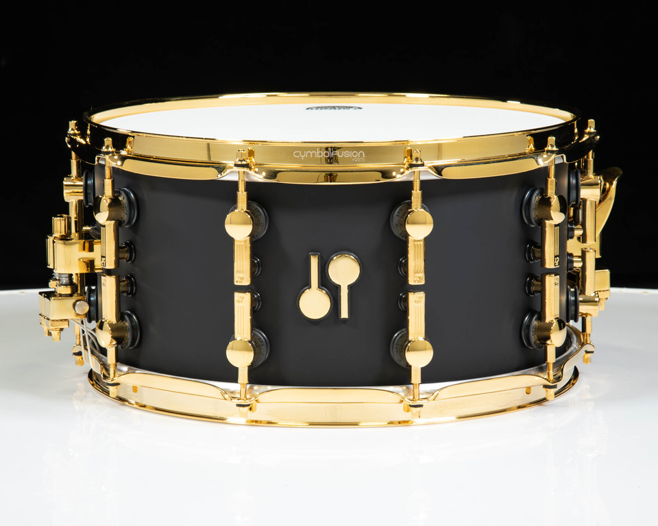 Sonor SQ2 14x7 Beech Snare Drum w/ Gold HW - Dark Satin