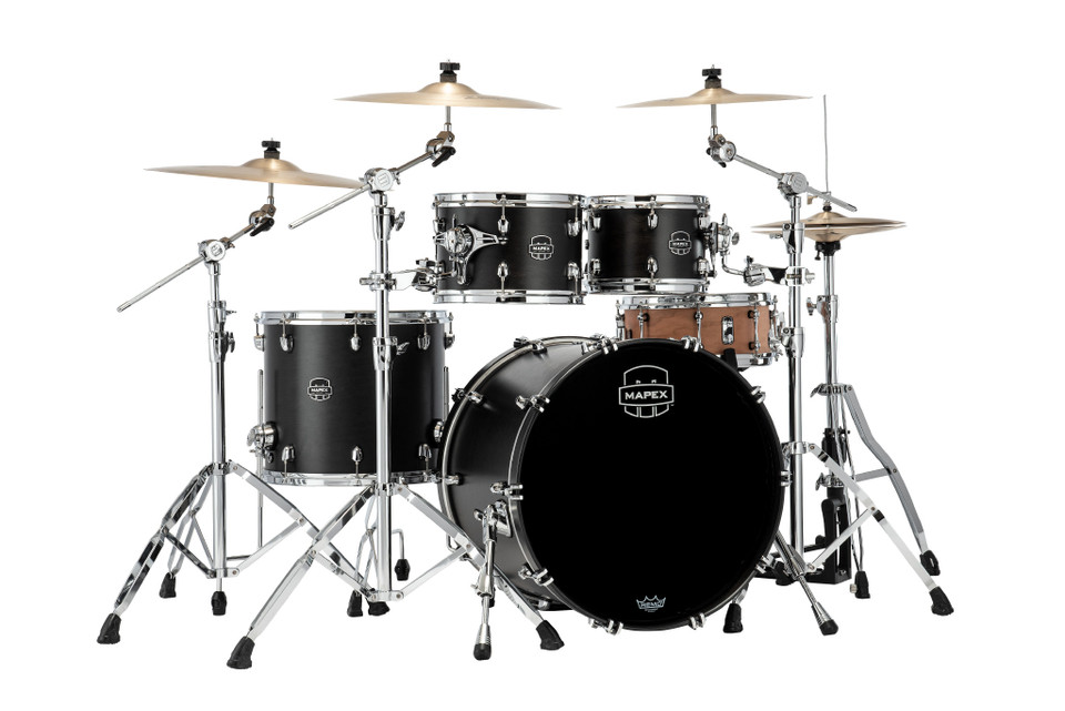 Mapex Saturn 4pc Rock Shell Pack - Satin Black