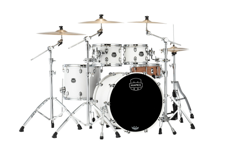 Mapex Saturn 4pc Rock Shell Pack - Satin White