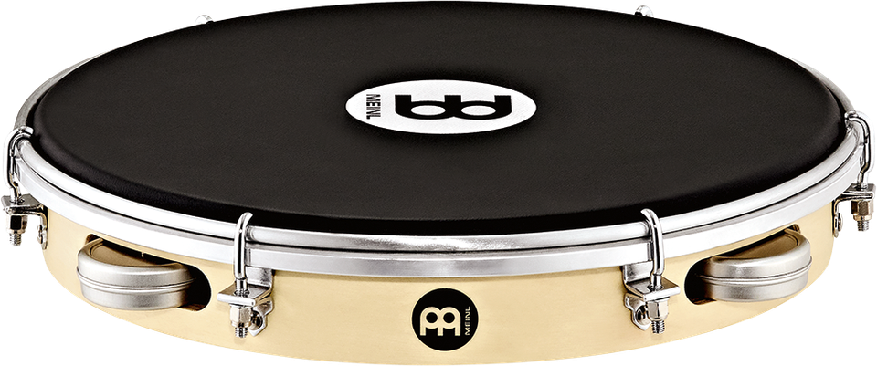 Meinl Shaker Pandeiro, Poplar Body, 10" Synthetic Head (PAS10PW-NH)