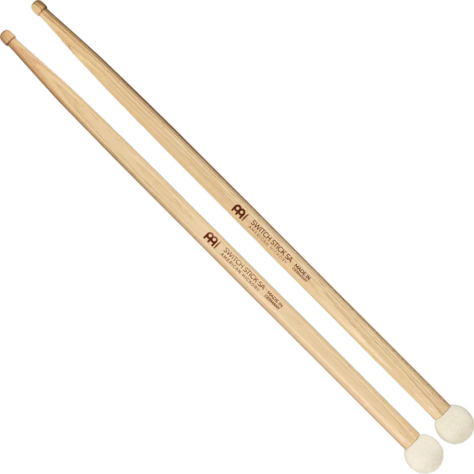 Meinl Switch Stick, Hybrid 5A/Hard Felt Mallet, American Hickory