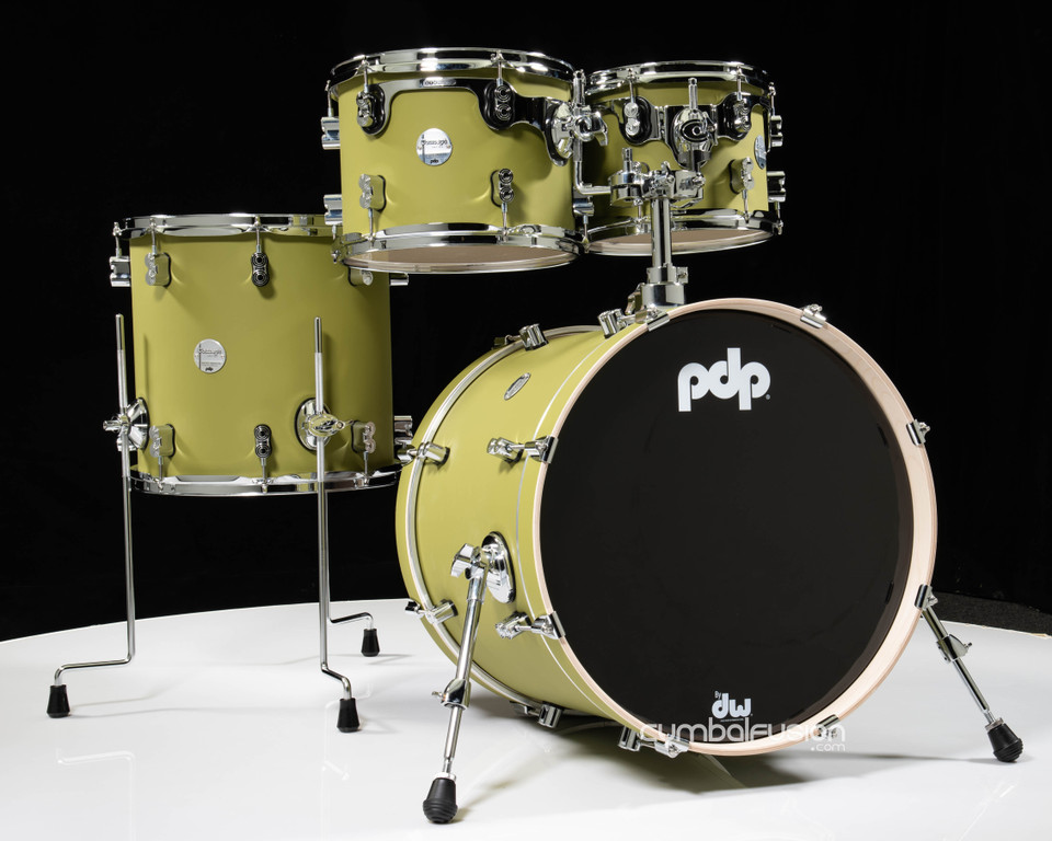 PDP Concept Maple Fusion 4pc 10/12/14/20 Satin Olive