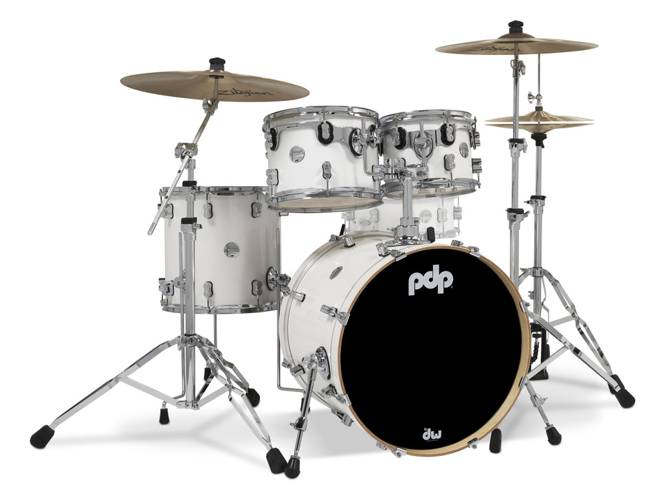 PDP Concept Maple Fusion 4pc 10/12/14/20 - Pearlescent White