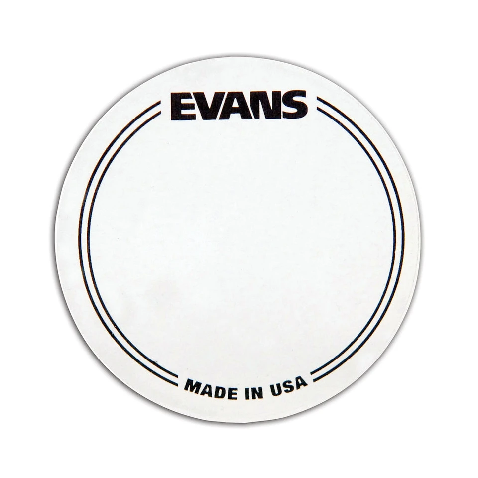 Evans Clear Poly Bass Drum Patch EQPC1 2-pack