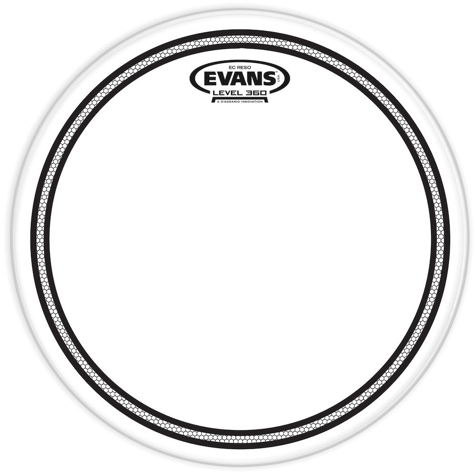 Evans EC Resonant Clear Drum Head - 12"