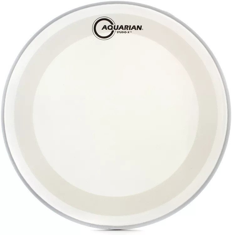 Aquarian Studio-X White Texture Coated Drumhead with X Ring - 10"