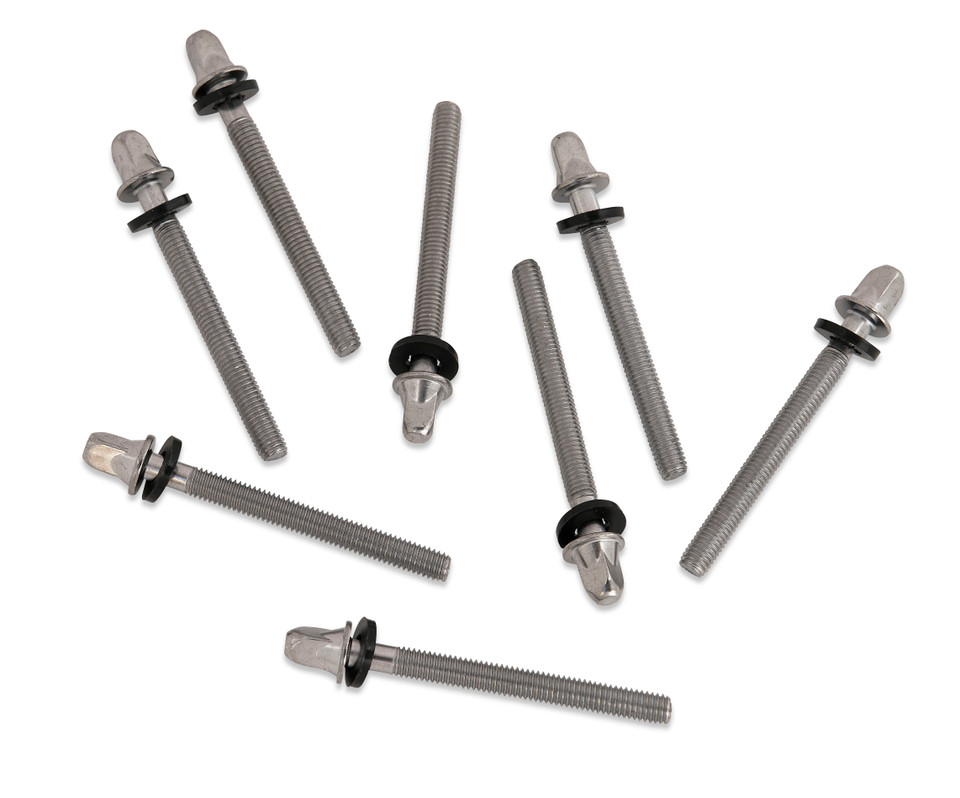 PDP True Pitch Tension Rods Chrome 8 pack - 50mm