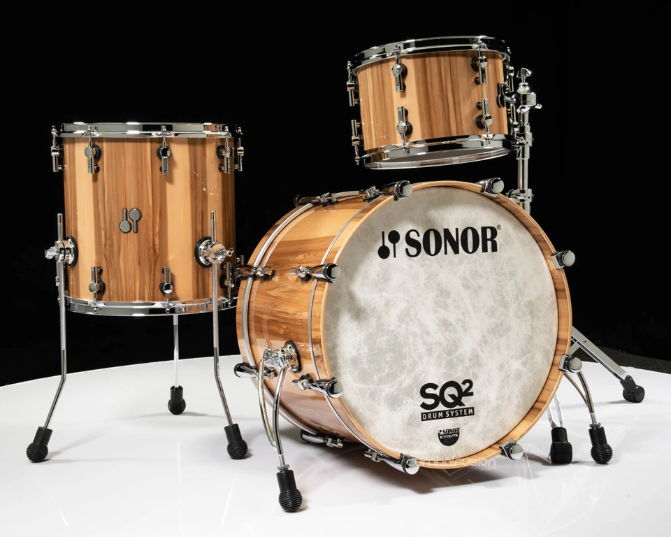Sonor SQ2 3pc Maple Shell Pack - American Walnut