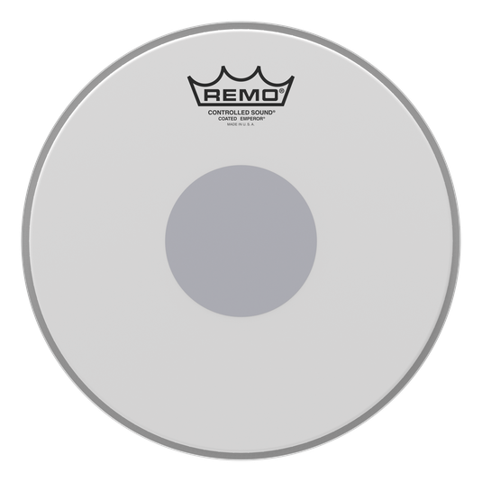 Remo Emperor Coated 12" Black Dot Bottom Drum Head