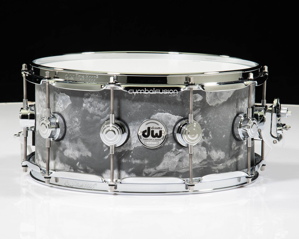 DW Collector's Series 6.5x14 Concrete Snare Drum, Chrome Hardware
