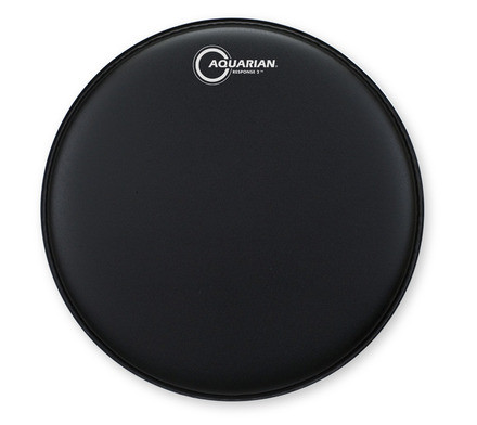 Aquarian Response 2 Black Texture Coated 10" Double Ply Drum Head