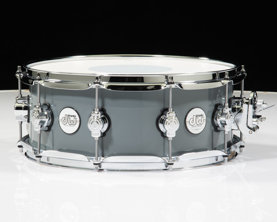 DW Design Series 5.5x14 Snare Drum - Steel Grey