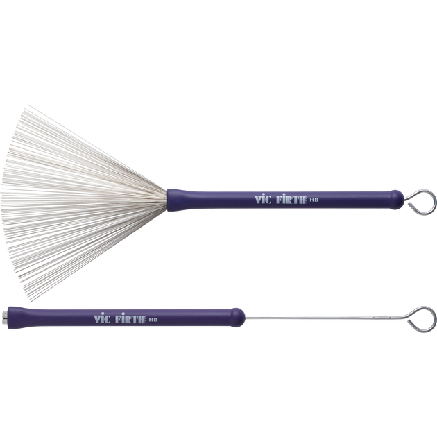 Vic Firth HB - Heritage Brush - Rubber Handle