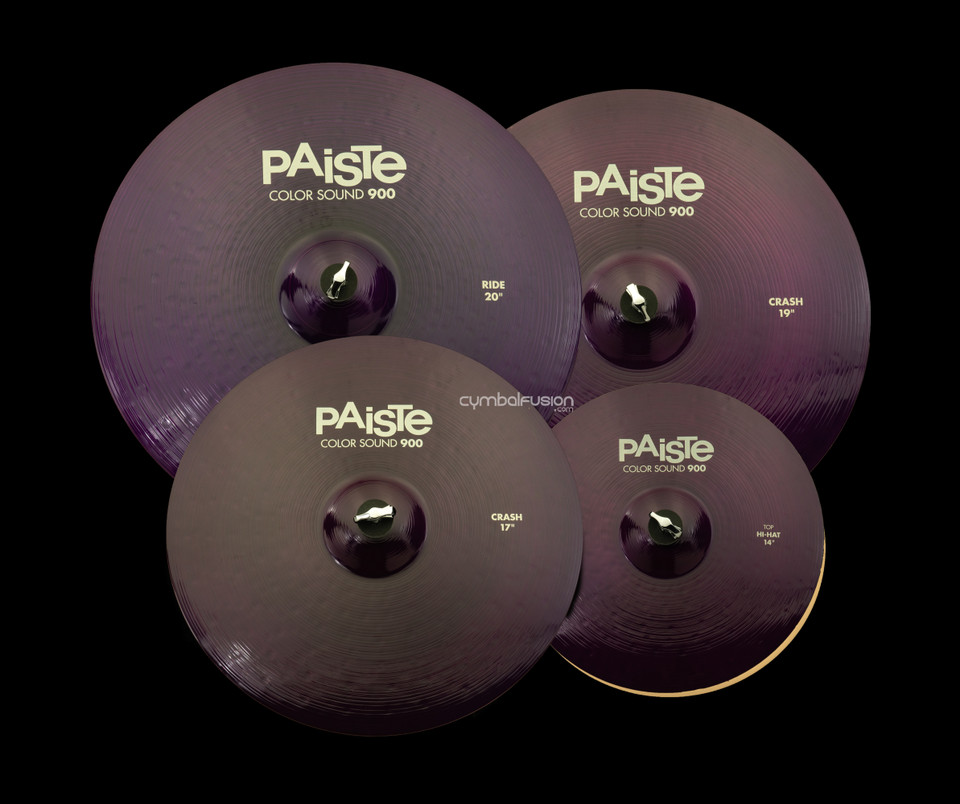 Paiste 900 Color Sound Purple Medium Set (Extended Odd Sizes)