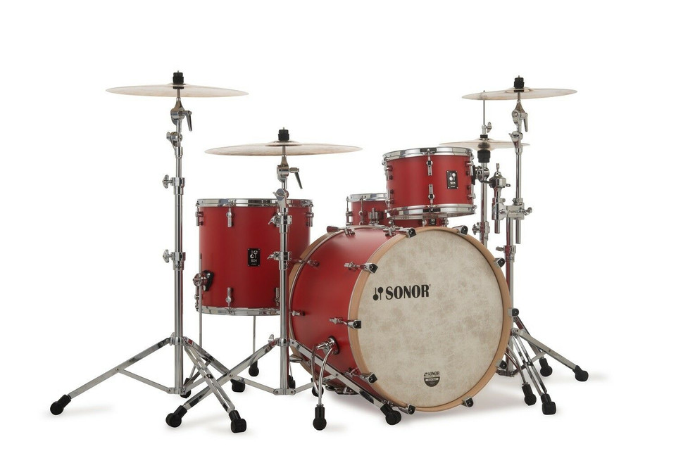 Sonor SQ1 24" 3pc Shell Pack - Hot Rod Red