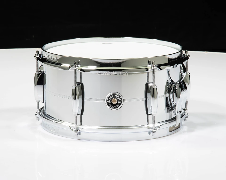 Gretsch Brooklyn GB4162S 12x6 Chrome Over Steel Snare Drum