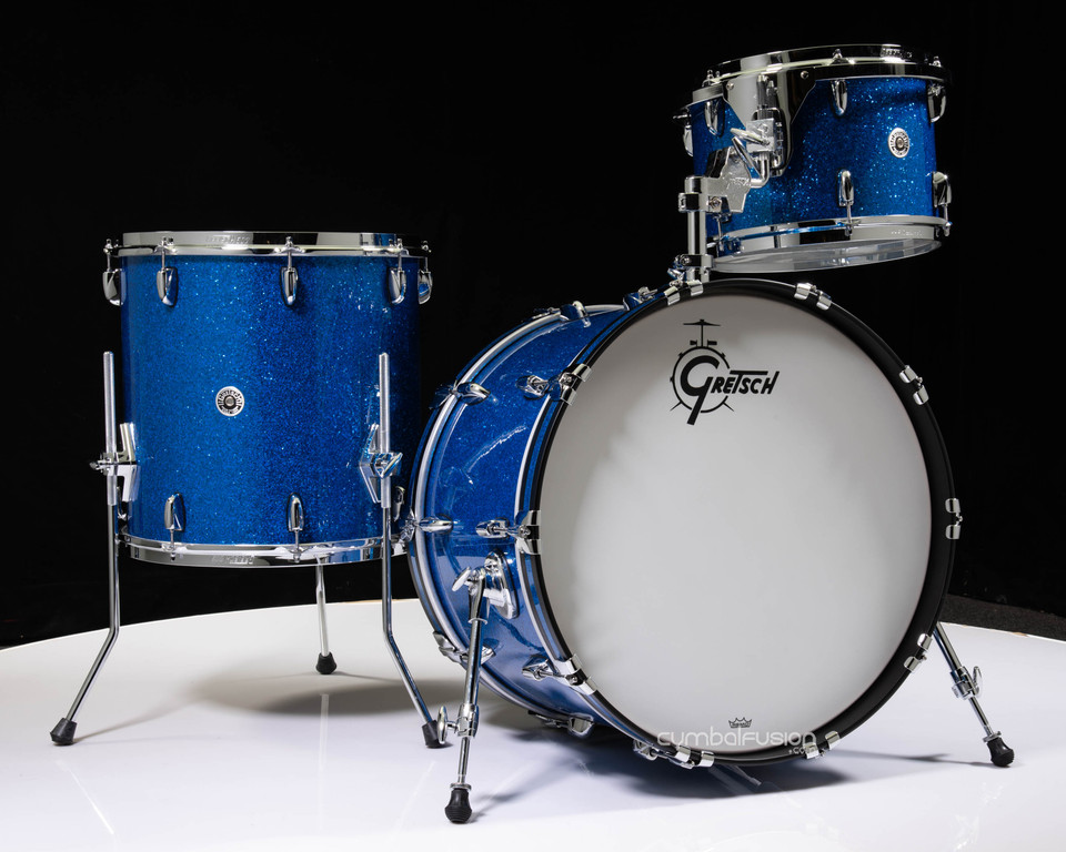 Gretsch Brooklyn 3pc Shell Pack - Blue Glass Nitron