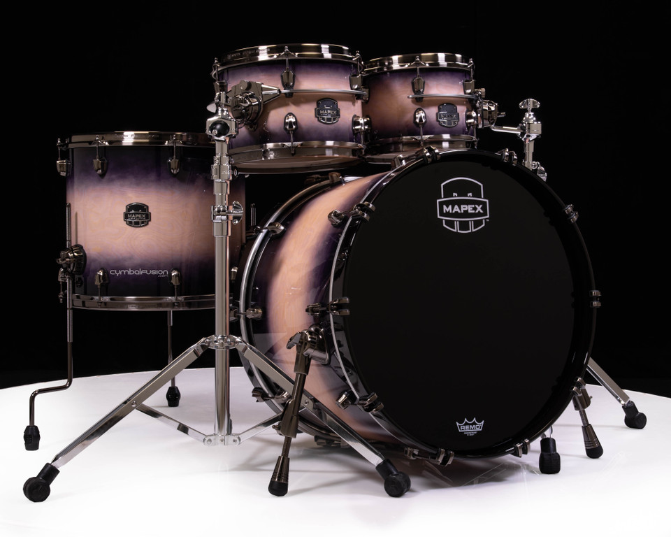 Saturn Evolution Maple/Walnut 4pc Classic Kit - Exotic Violet Burst (SE529XEMBPZ)