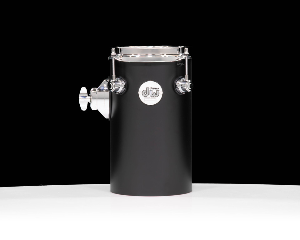 DW Design Ratatom 10x6 Black Satin w/TB12