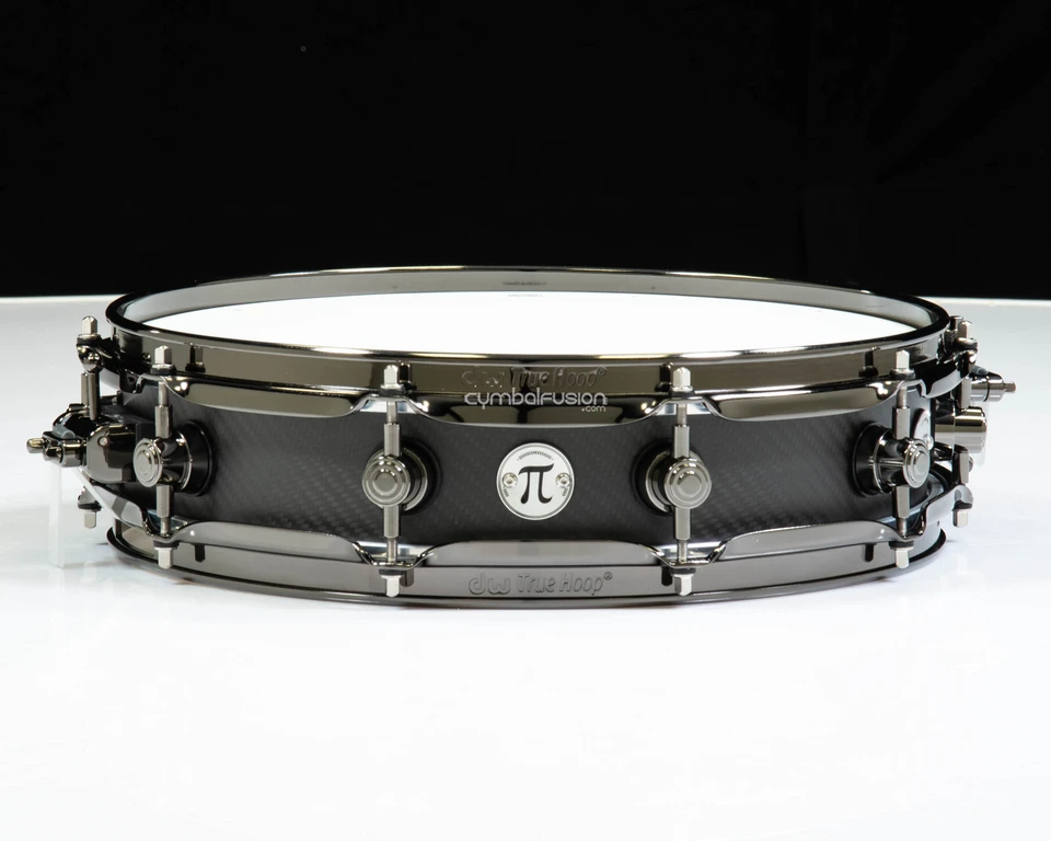 DW Collector's Carbon Fiber Pi Snare w/Black Nickel HW