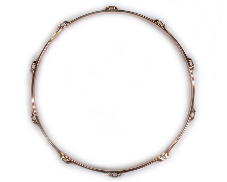 DW TrueHoop 14" 10 lug Copper Batter Side