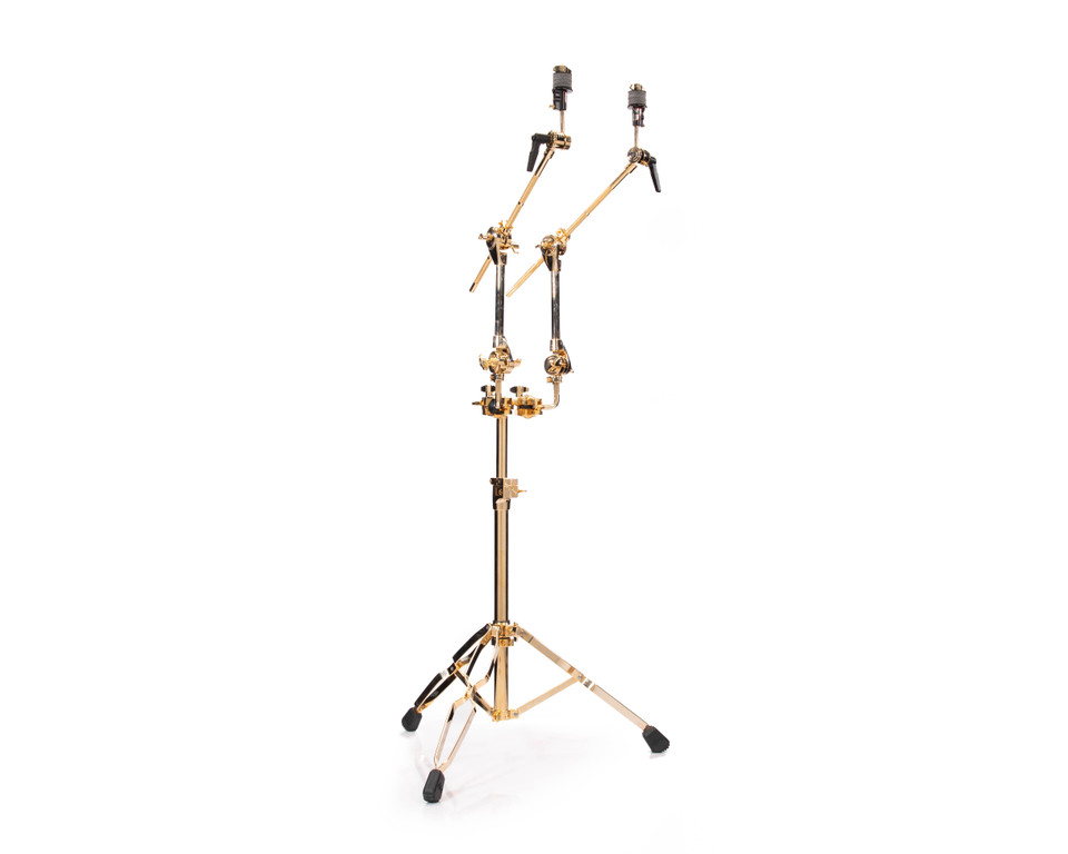 DW Heavy Duty Double Cymbal Stand DWCP9799GD - Gold Plated (DWCP9799GD)