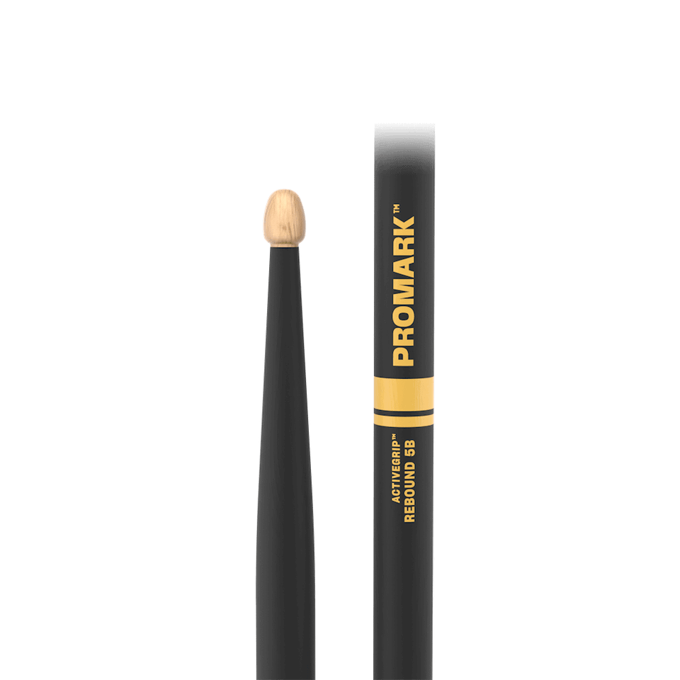 Promark Rebound 5A ActiveGrip Hickory Drum Sticks (R5BAG)